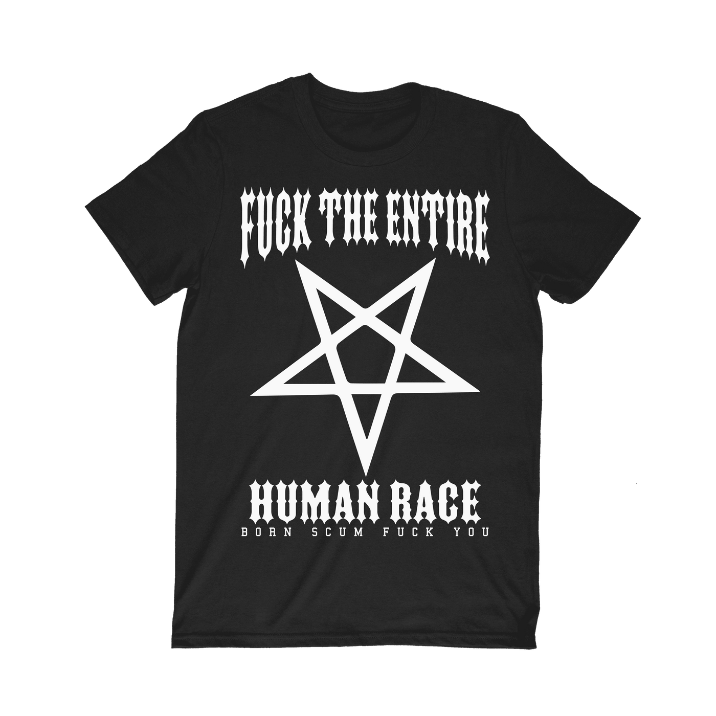 HUMAN RACE T-SHIRT - Born Scum Clothing Co