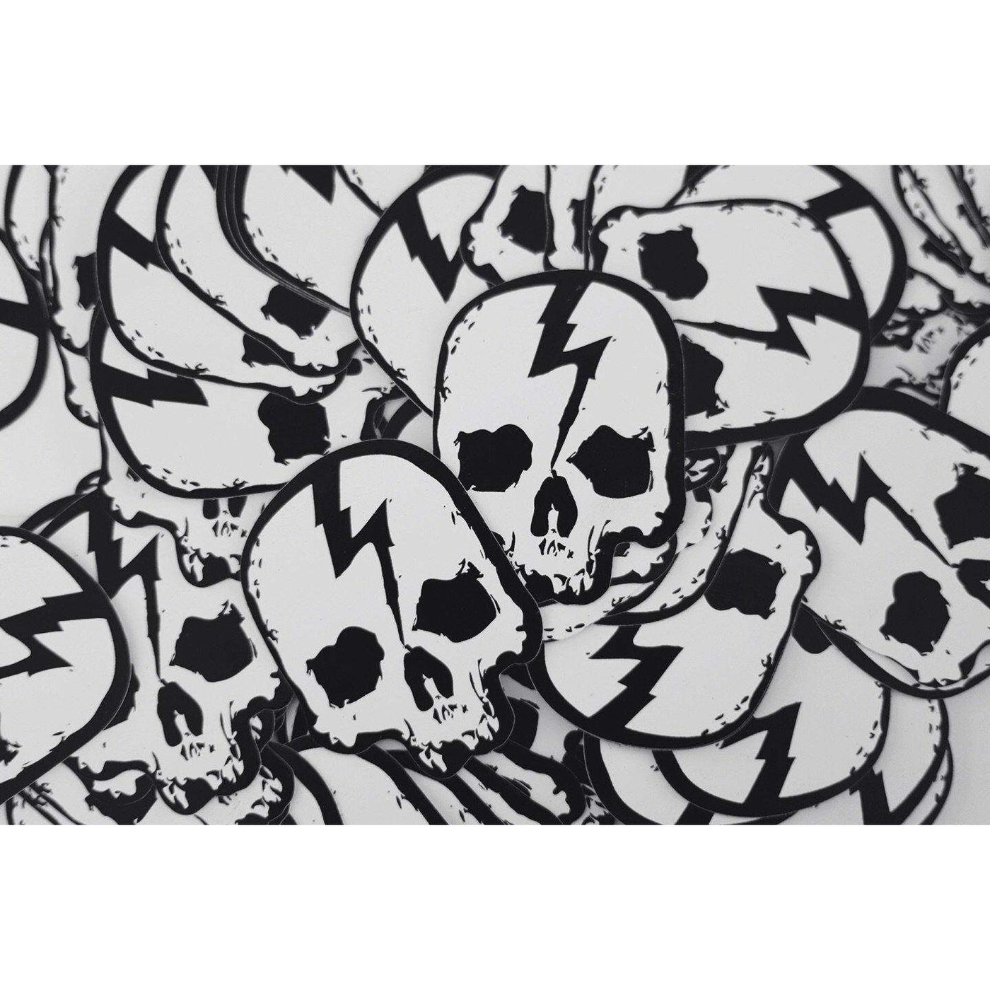 SKULL LOGO STICKER - Born Scum Clothing Co