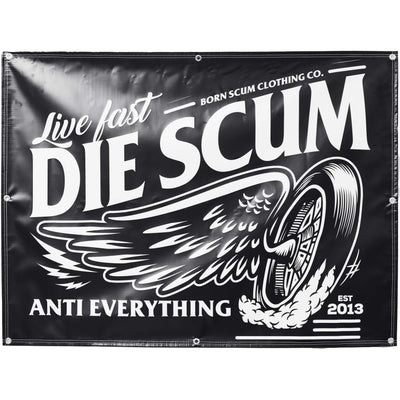 ANTI EVERYTHING BANNER - Born Scum Clothing Co